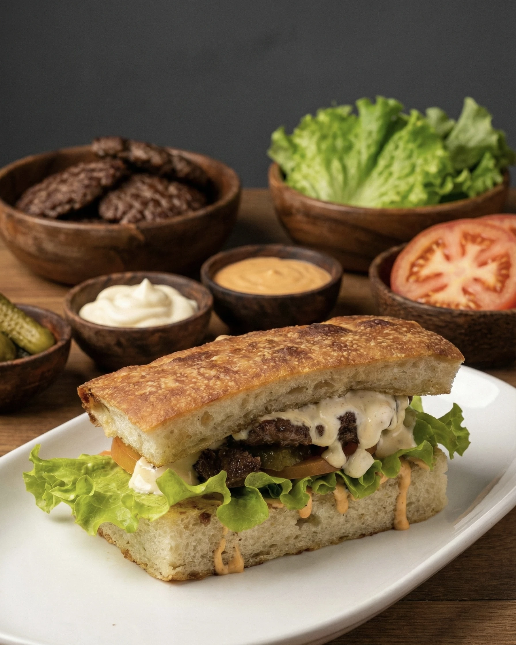 Kaburga Köfte Sandviç